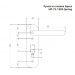 Ручка на планке Apecs HP-72.1303-GR (SPRING) (72 мм)