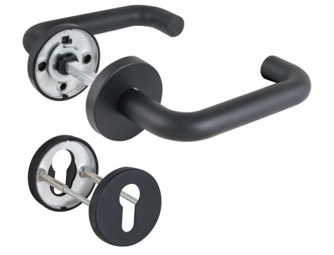 Ручка на розетке Fuaro DH-0219 NE с пружиной