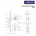 Замок врезной Apecs 1023/60-CR