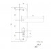 Ручка на планке Apecs HP-70.1223-AL-G (70 мм)