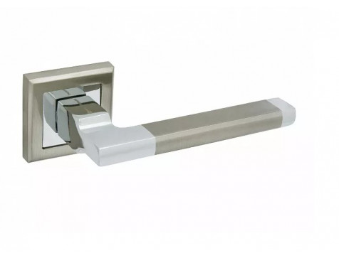Ручки на розетке Palladium A Carrino SN (матовый никель)