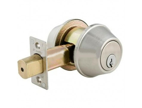 Замок врезной Deadbolt MasterLock (хром)