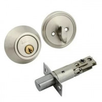 Замок врезной Deadbolt Нора D1 (матовый никель)