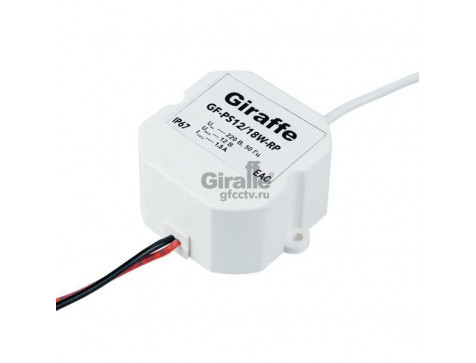 Блок питания GF-PS12/18W-RP 12V/1,5A (Giraffe)